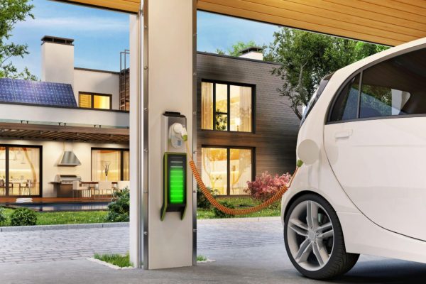 Borne de chargement voiture électrique carports