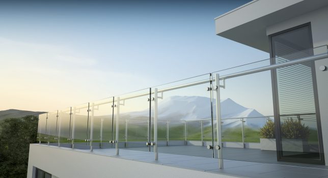 garde-corps en aluminium